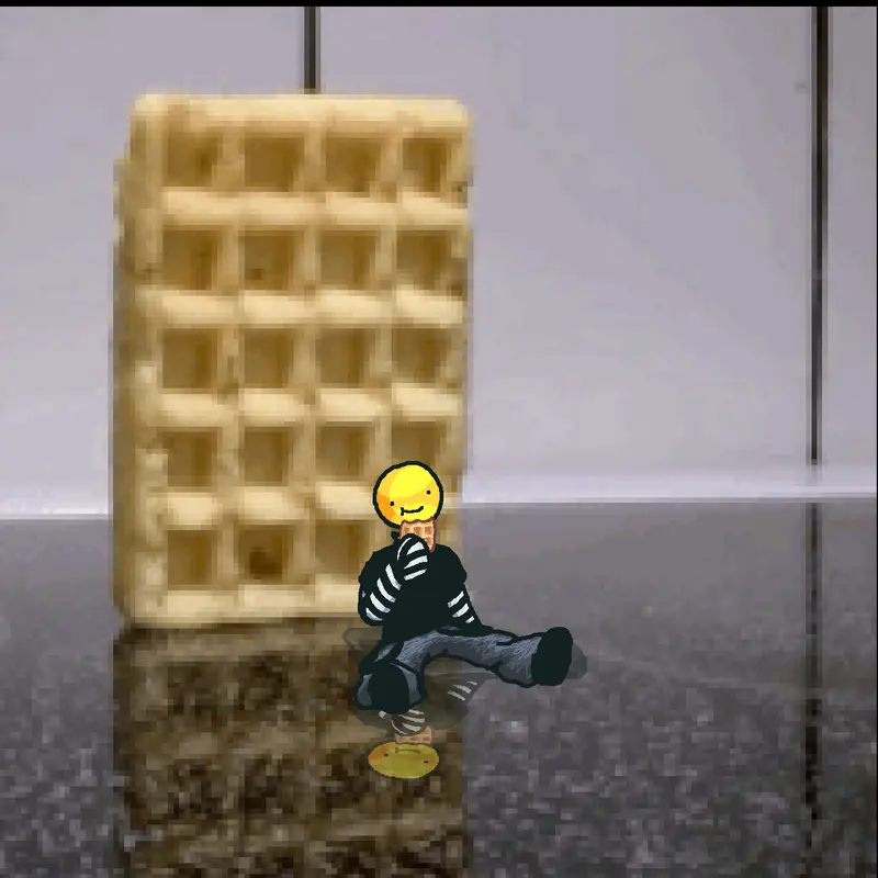 Waffle🧇 :P by @Whimsydude