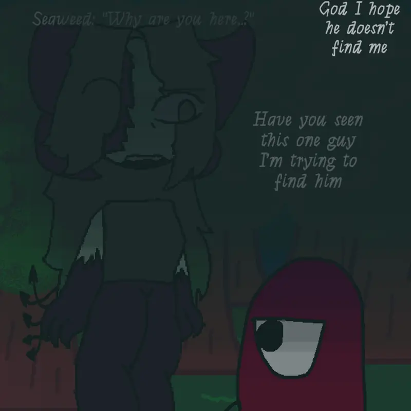 My OC meets seaweed by @Greb_Guy