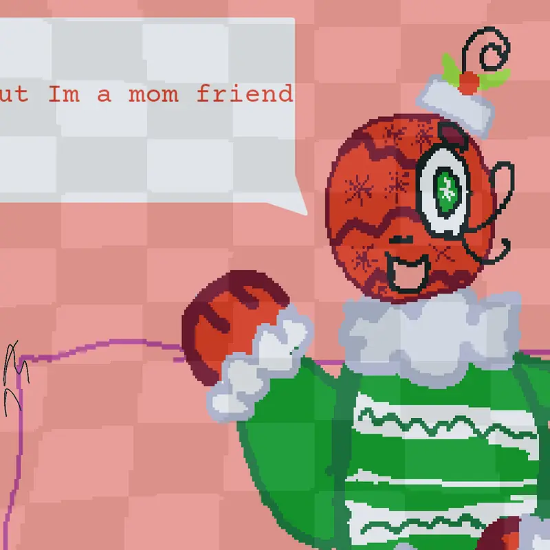 Mom friend by @theatom1000000