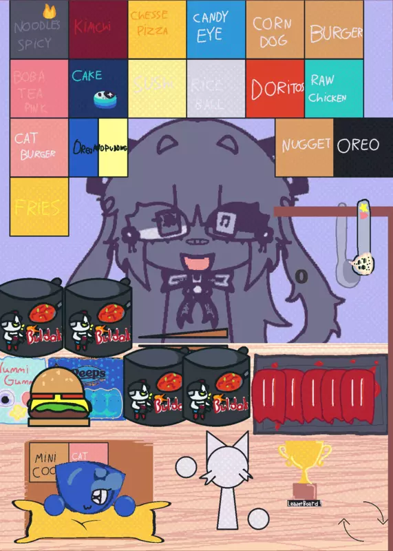 Yummy mukbang by @XxnevaxX