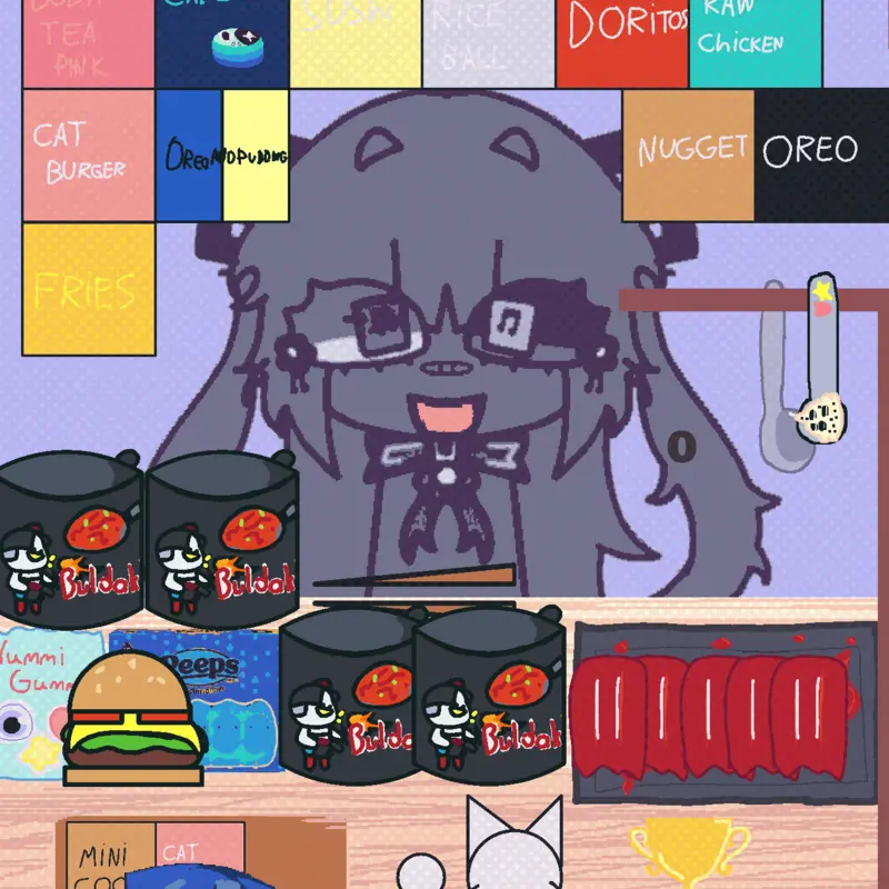 Yummy mukbang by @XxnevaxX