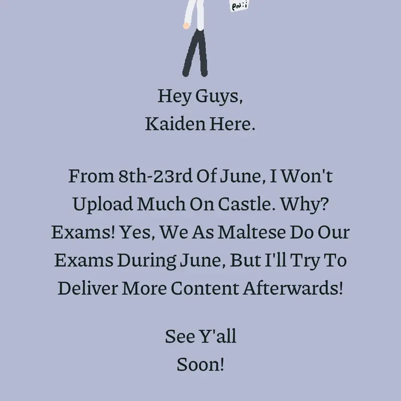 Note To Everyone by @Kaiden_YT
