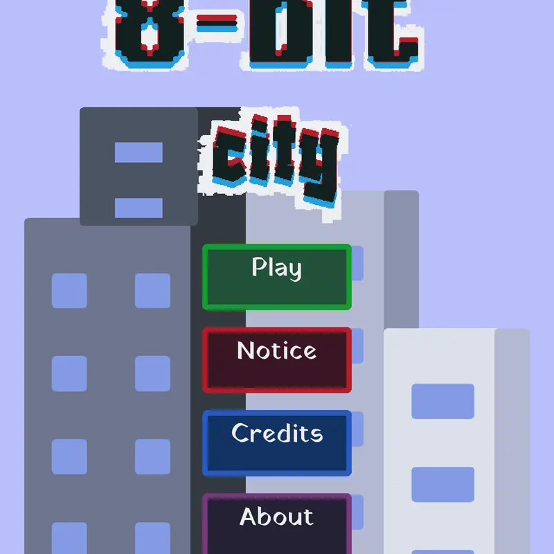 8-bit City by @Skitterypants14