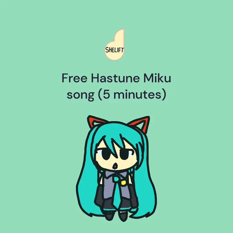 shimajiro hatsune miku vocalost SHELIFT by @Jibun
