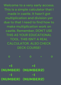 A simple calculator