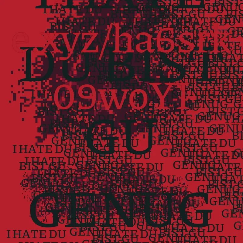 du bist gut genug sucks by @charater_ipad