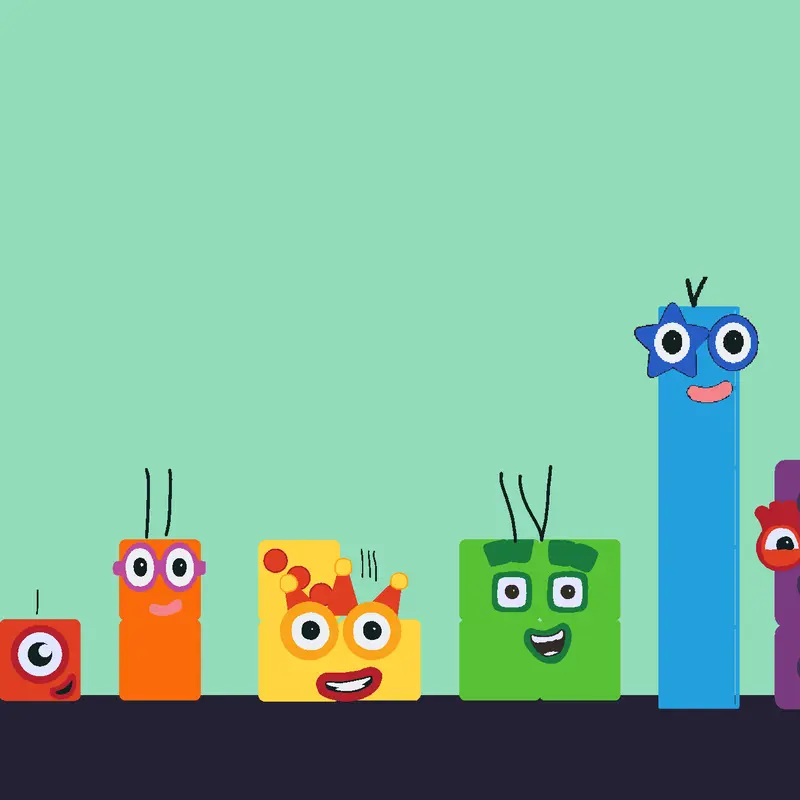 Numberblocks glitches v3 (roman edition) by @Big_dog