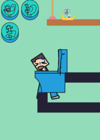Steve From Minecraft Pooping