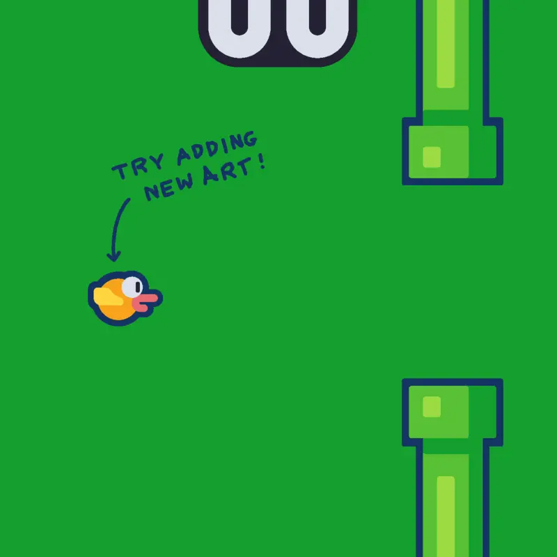 This is flappy bird by @sarius
