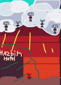 You are an imp and help protect the hotel!