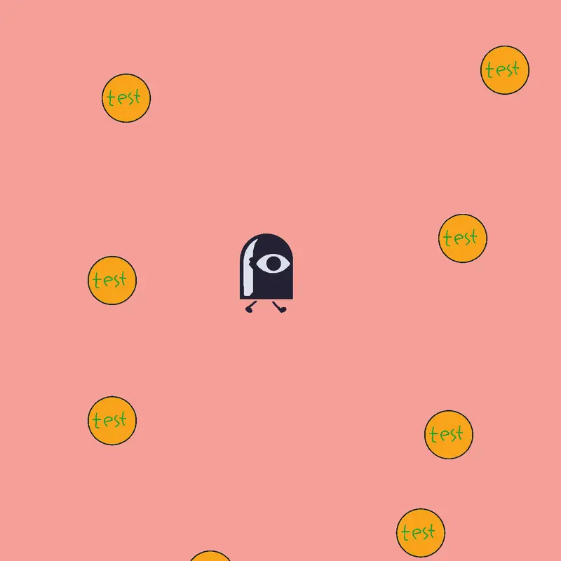 Deltarune bullet test (free to use ig) by @thesillybanana