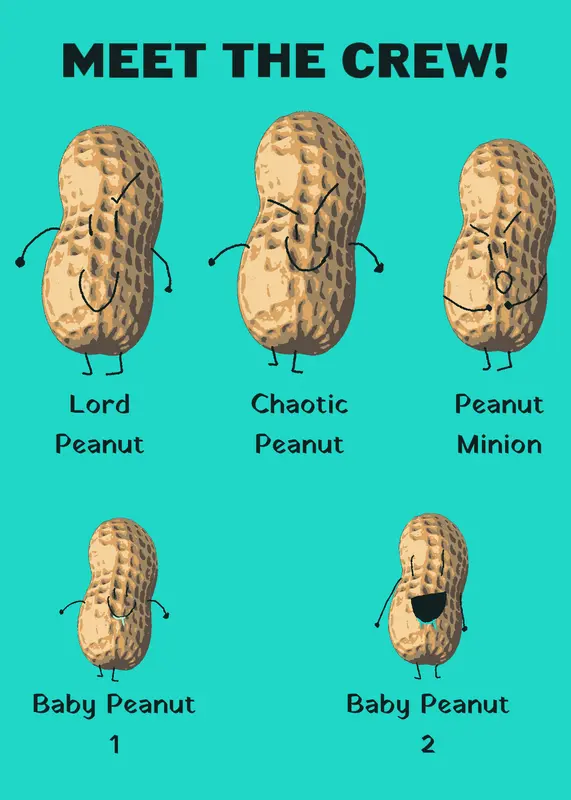 MEET THE PEANUT CREW! by @peanutlolwut