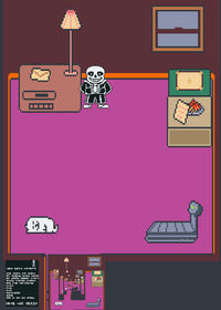 I made sans's room