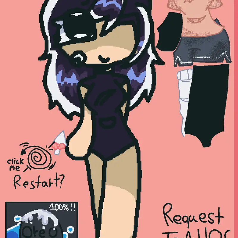 OC BAS DRESSUP!! by @LazyBas_