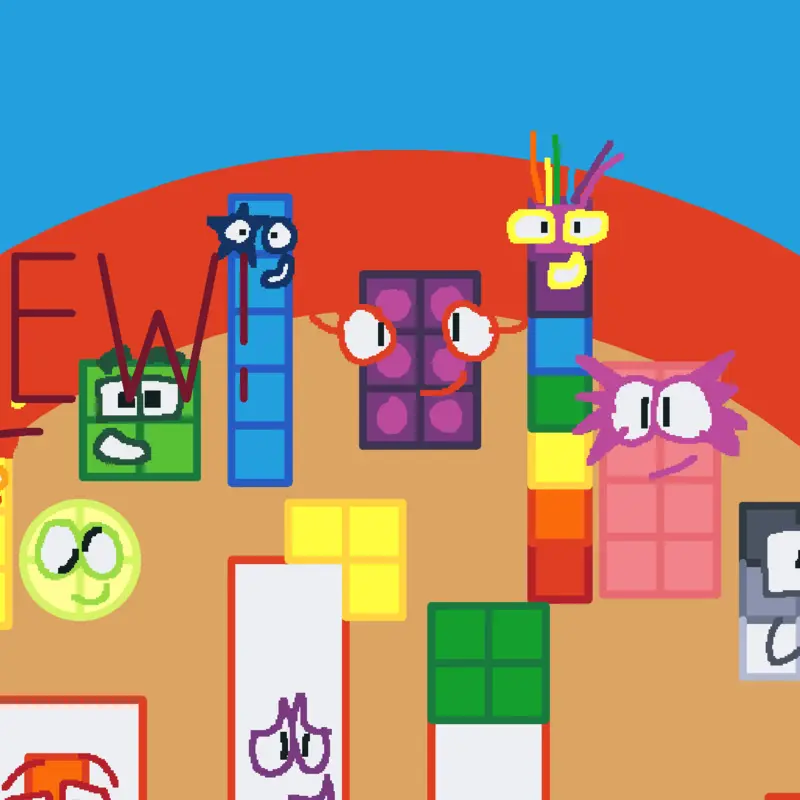 Numberblocks band by @Boberthesnoik