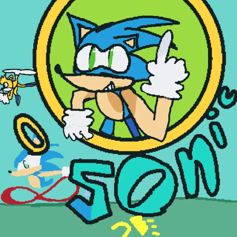 Sonic 2 by @Bibicito