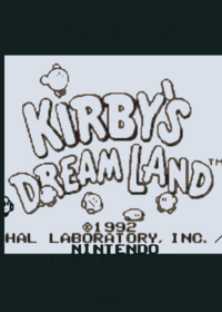Kirby game