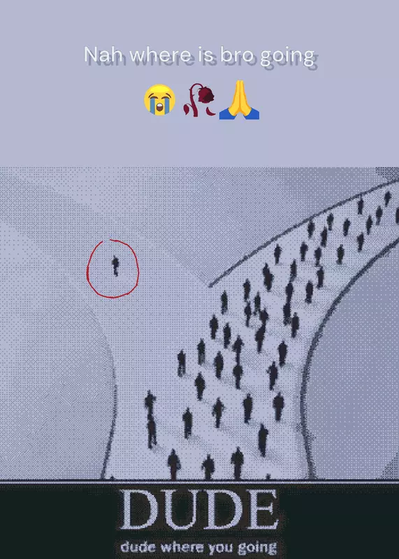 Where is bro going 🥀🥀 by @Stickidy_the_Stick