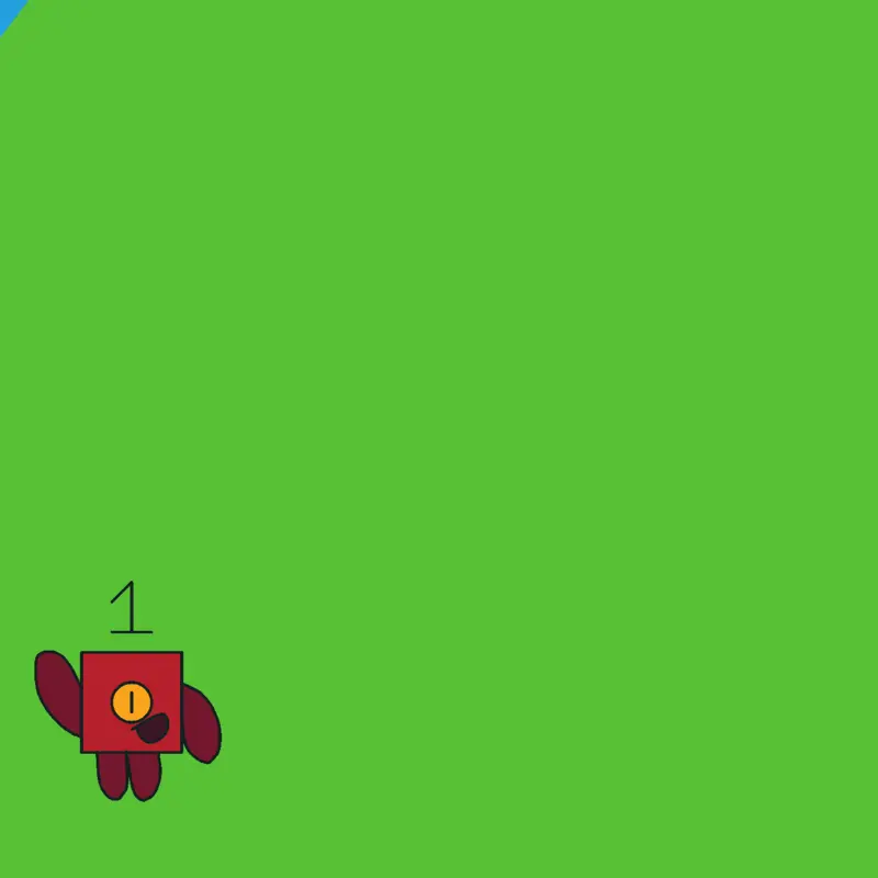 Numberblocks with trails by @dart_board_creates_stuff