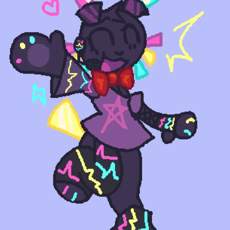 Showing my art by @Ireallyloveducks