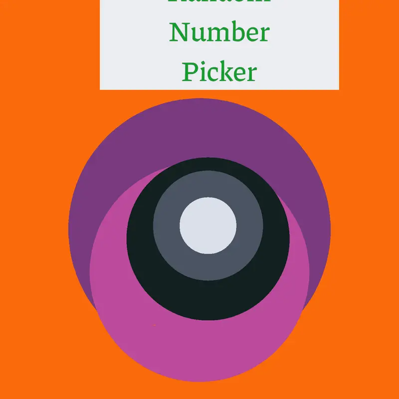 Random Number Picker by @Draworigami