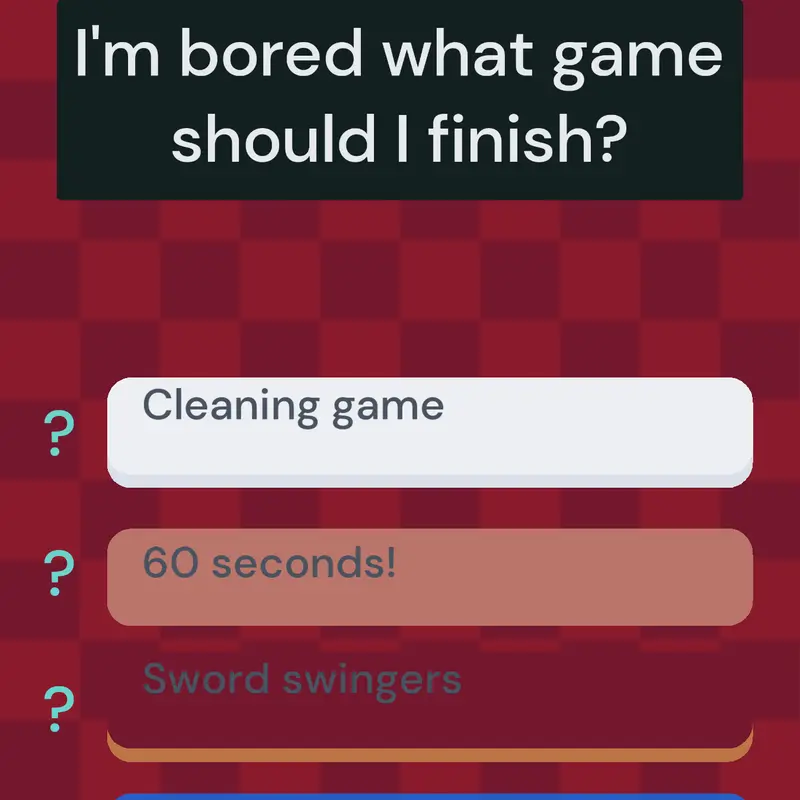 Game by @gamewreck