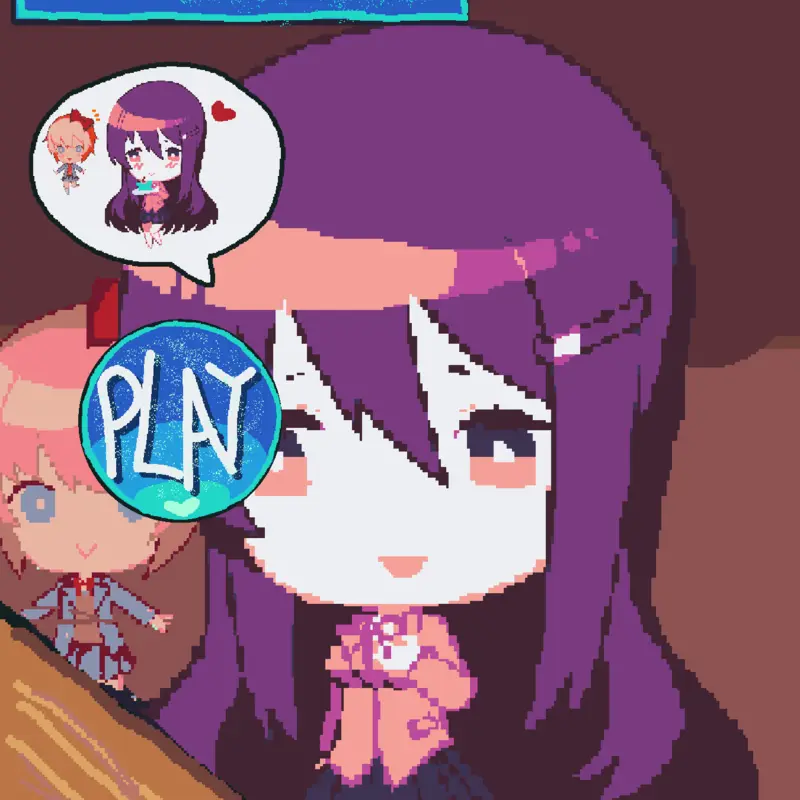 Yuri and Sayori by @1-YURISFAN
