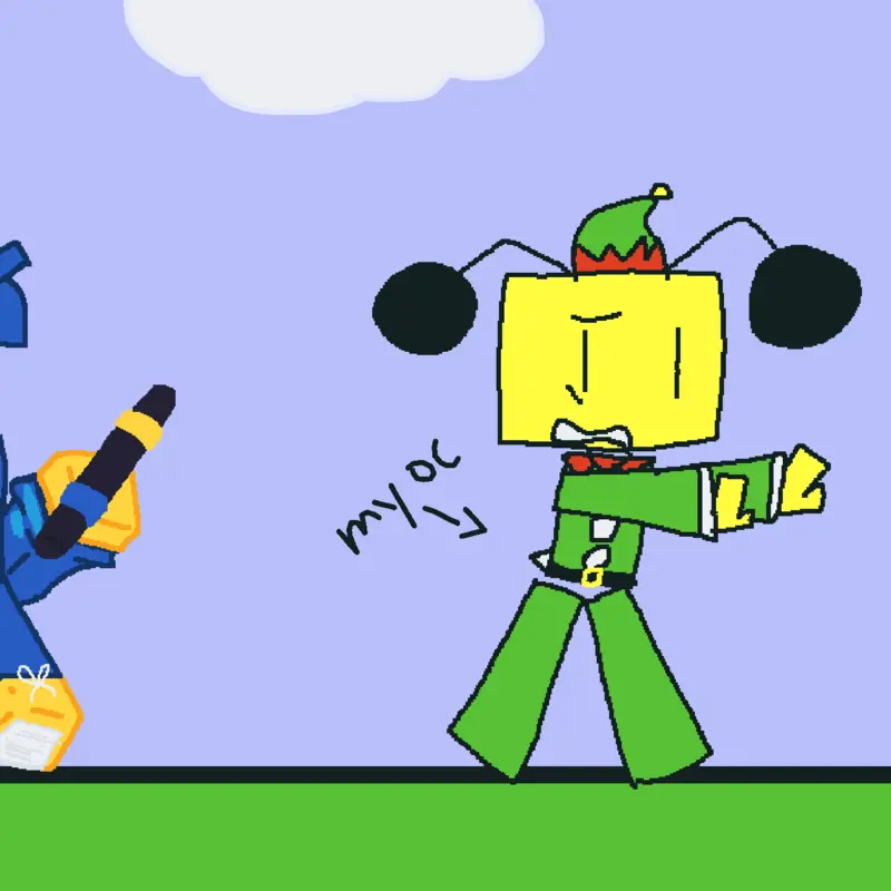 Remix party: put your OC chasing my oc by @Canxy