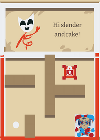 slender and rake Maze