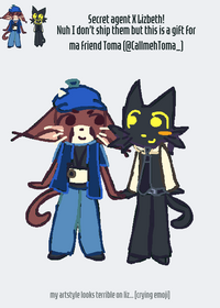 Lizbeth X Secret agent @CallmehToma_ / tags...