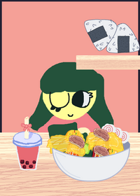Mukbang with lucky!
