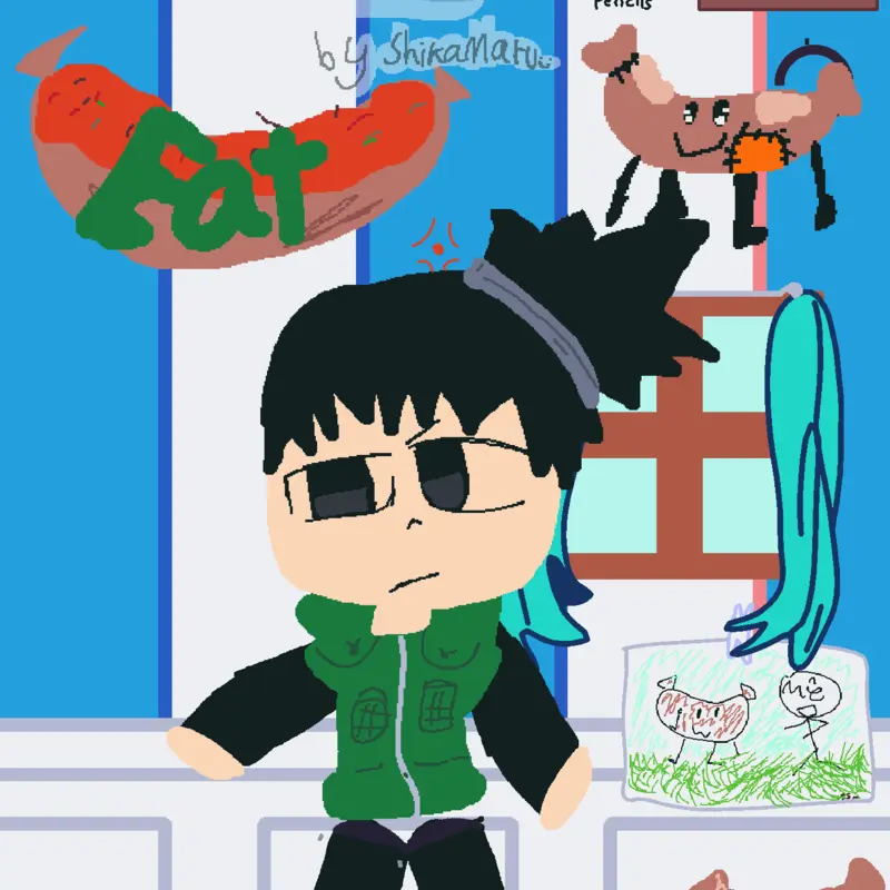 Shikamaru eating yumyy by @lami_roblox_fann
