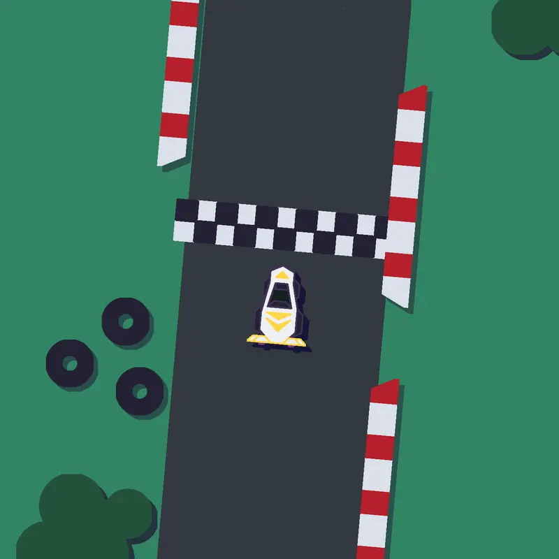 Drive Bluby to the Finish by @TheBouncyYaris