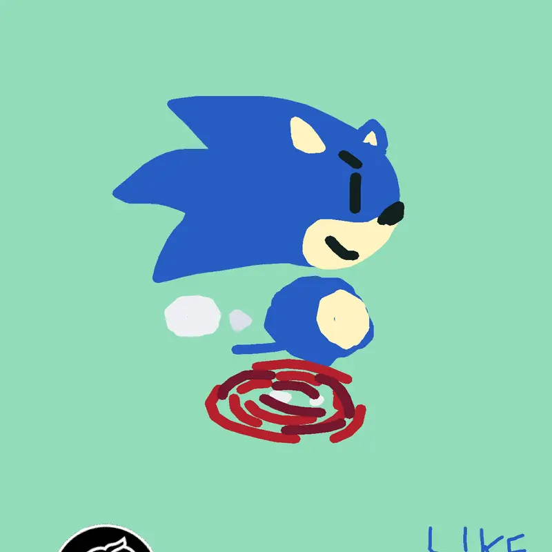 Sonic by @luffy_onepiec333