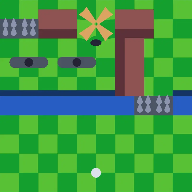 Hard golf by @Batukara