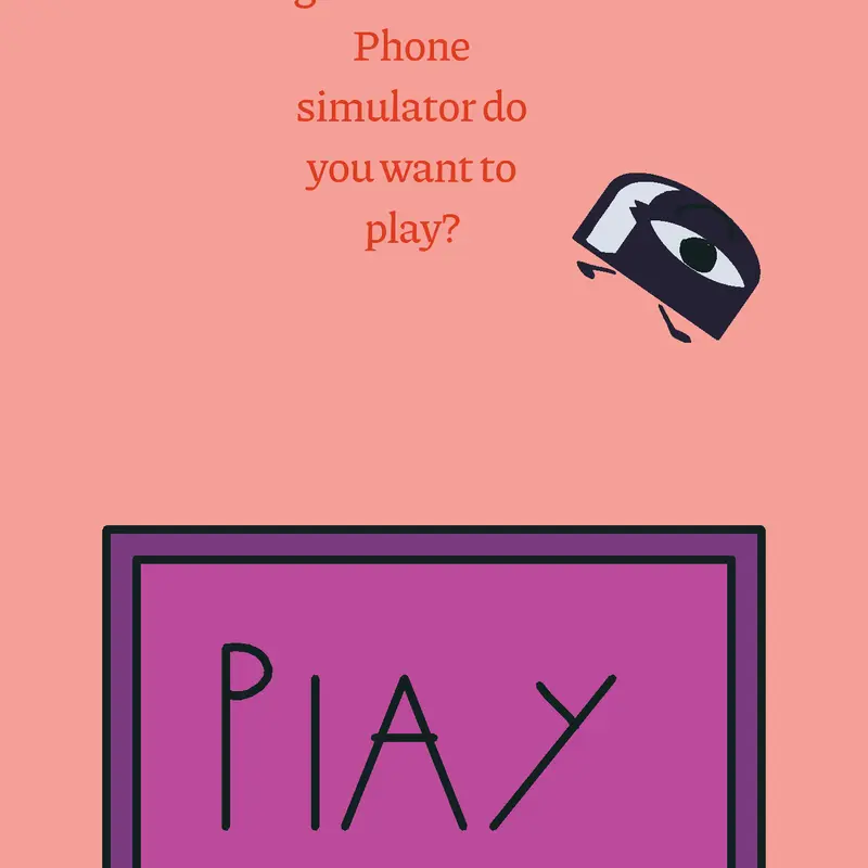 Just a phone simulator ￼ by @adamborn21