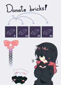 {Donate bricks!}