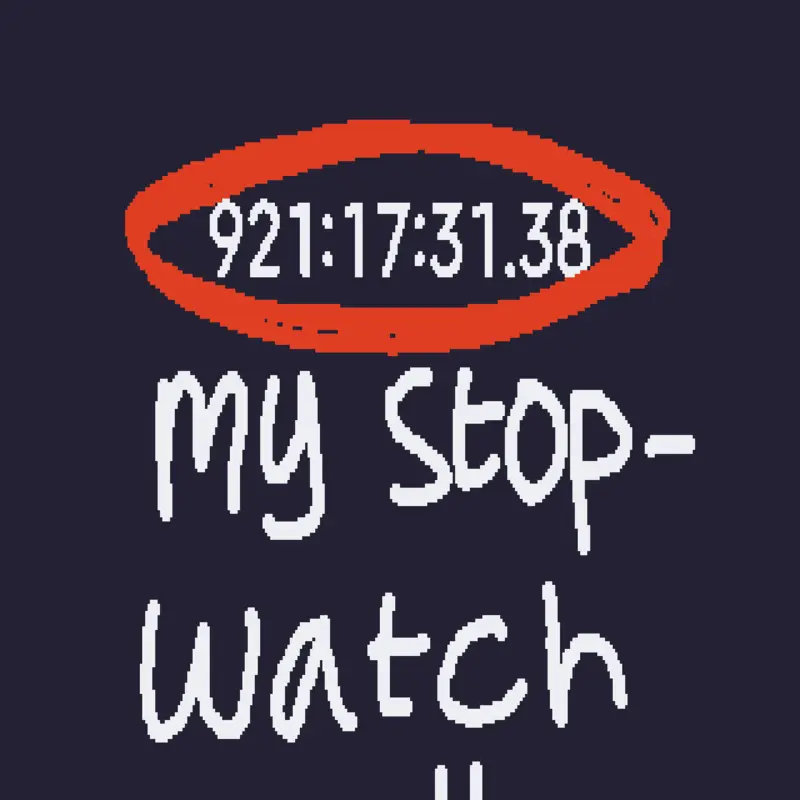 My stopwatch😭😭 by @starZard