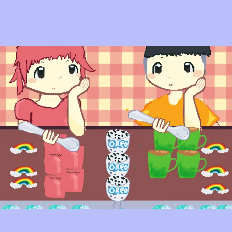 Ponyo and sasuke mukbang by @AmeliaFermin