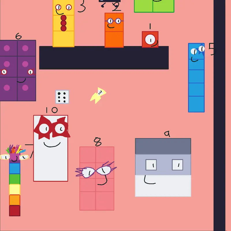 Numberblocks 1-10 by @zer02