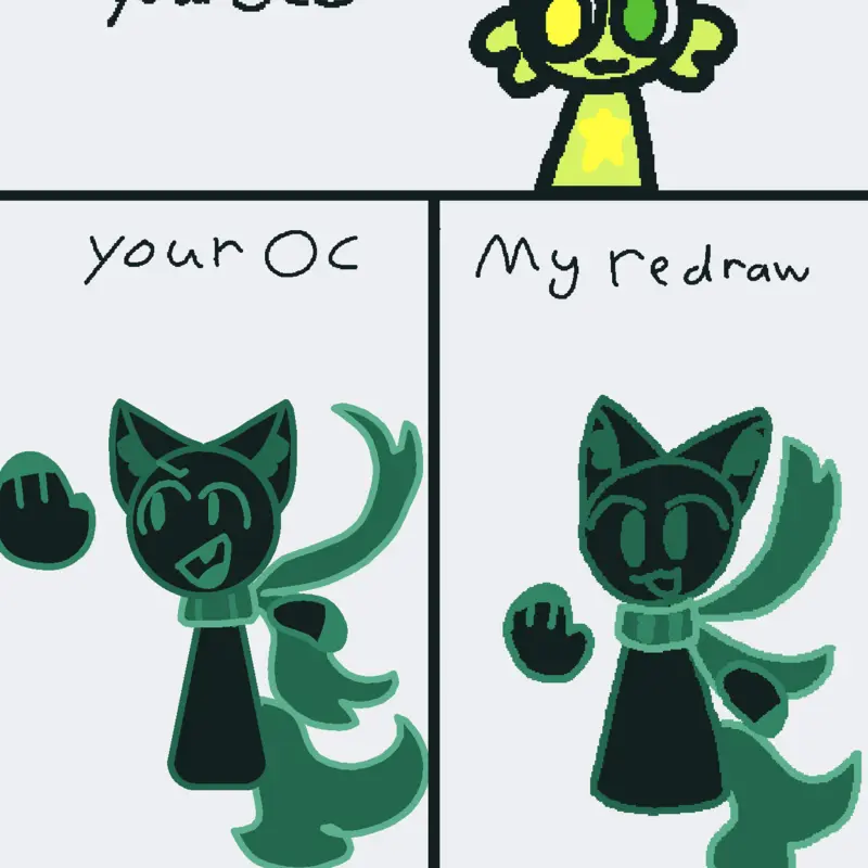 Your oc in my style by @Alena_DaAlien