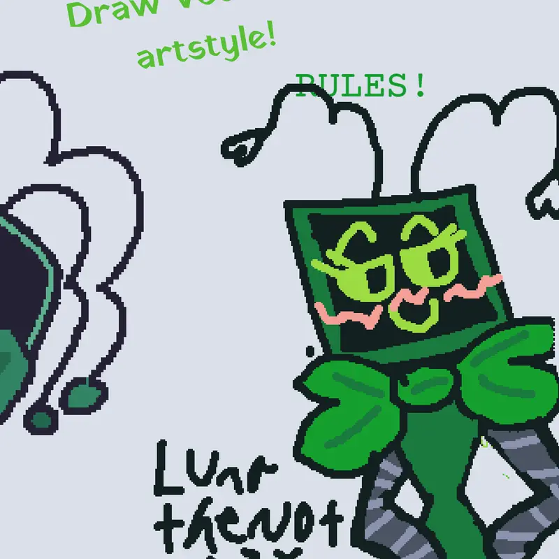 I drew my Vee now draw yours!! by @lunathenotlazyanimator