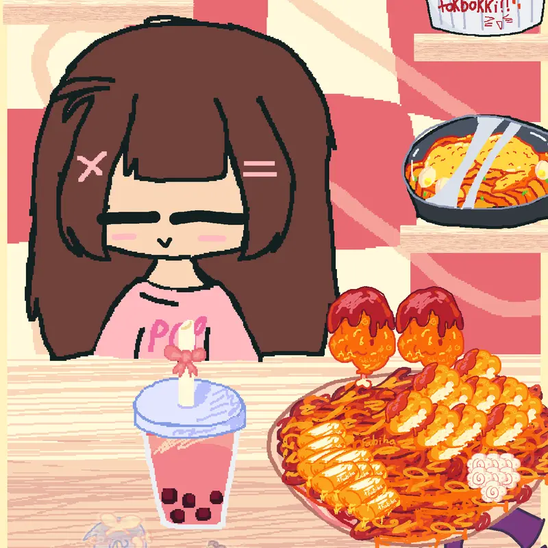Mukbang by @-Sean_Shenluvs-