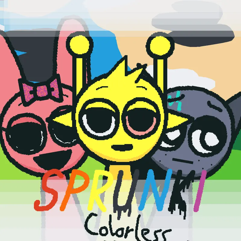Sprunki colorless by @Alexlos