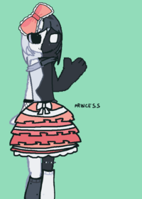 My oc blacky&whitey dress up!1!!1!1!