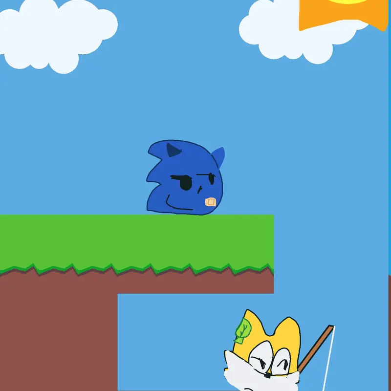 Sonic animation by @temugray