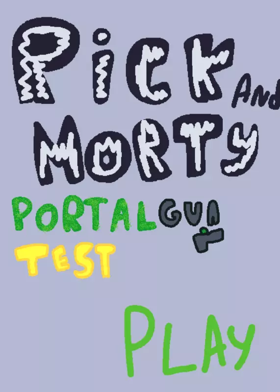 Rick and morty portal gun test by @Nyckollas
