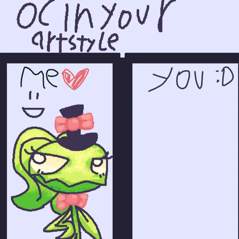 Draw my oc :D by @venusshahahauhahahauahha