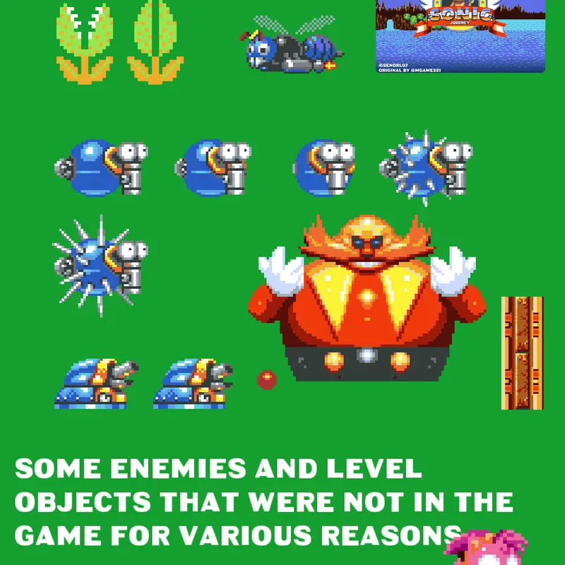 Sonic Journey Revised Unused Content by @Thyymes