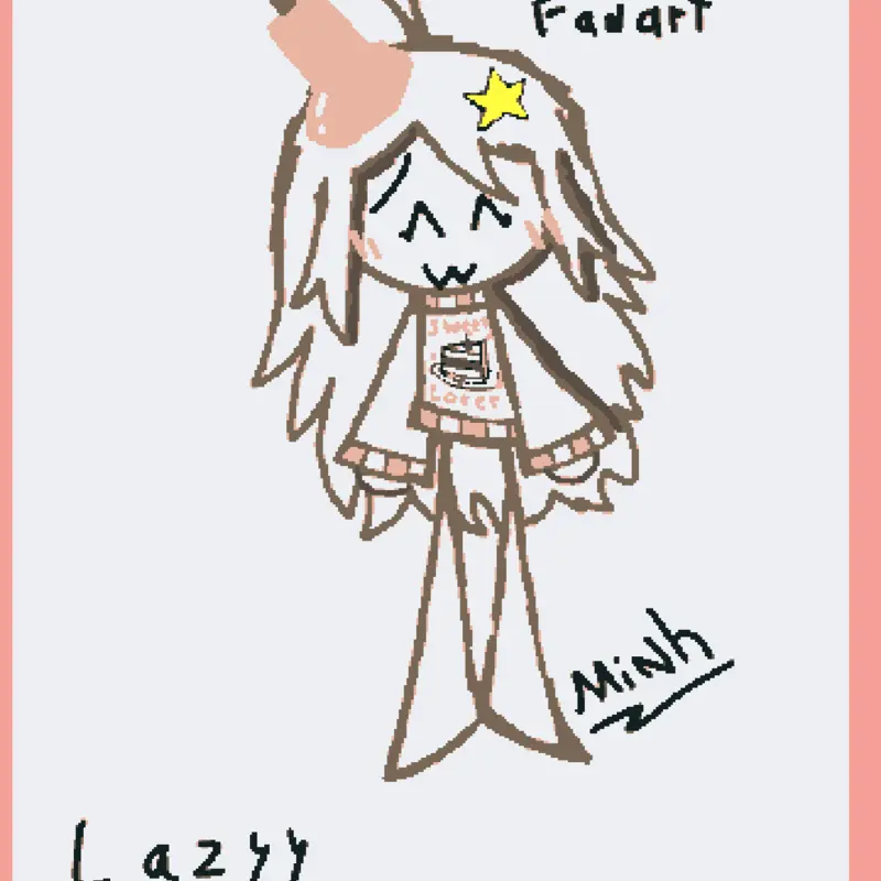#you guys can make fanart#oc#idkhello by @minh_dimension